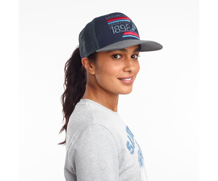 Saucony Trucker Women\'s Hats Navy | AU 365QMAZ